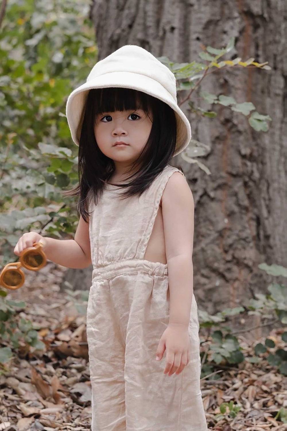 Wave Bucket - Beige Terry - Kids